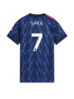 Billige Arsenal Bukayo Saka #7 Bortedrakt Dame 2025-26 Kortermet